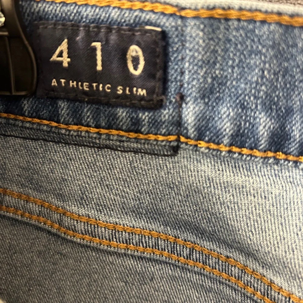 Lucky Brand 410 Athletic Slim Mens Jeans 32x32 Medium Wash Blue Denim Stretch